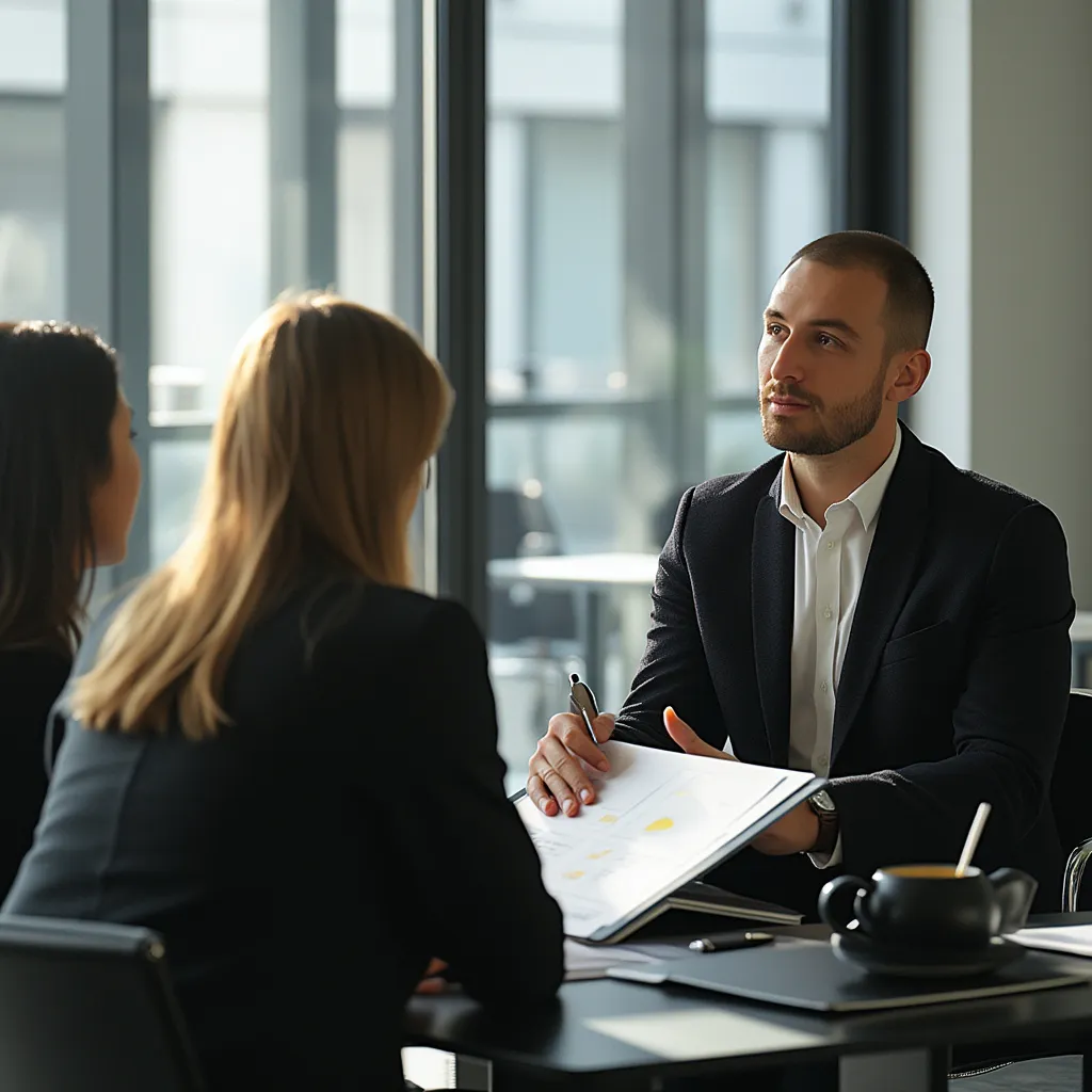 Portrait souriant d'une cliente satisfaite