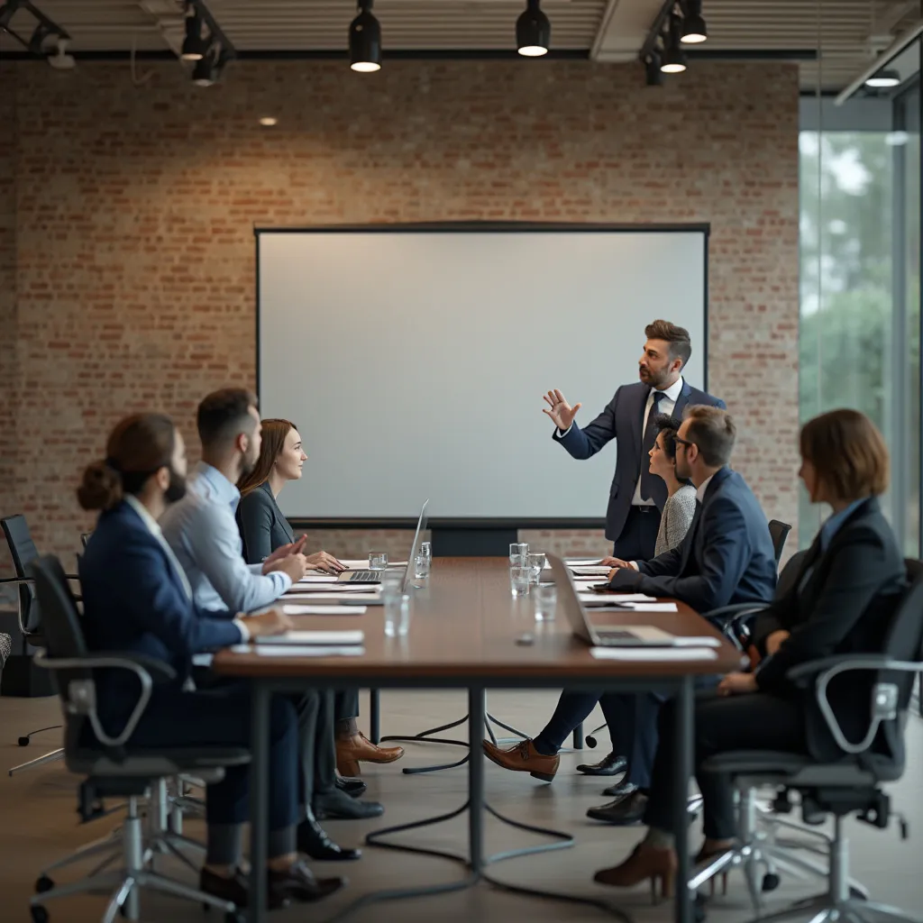 Photo réelle de l'équipe de consultants accueillante